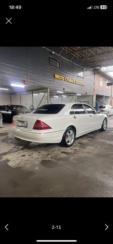 Унаа: Mercedes-Benz S-Class: 2000 г., 5 л, Автомат, Бензин, Седан — 1