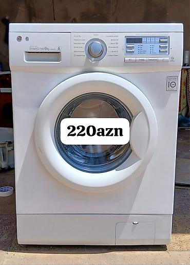 220 mator: LG paltaryuyan maşın – Inverter Direct Drive, 6 kq yükləmə — 1