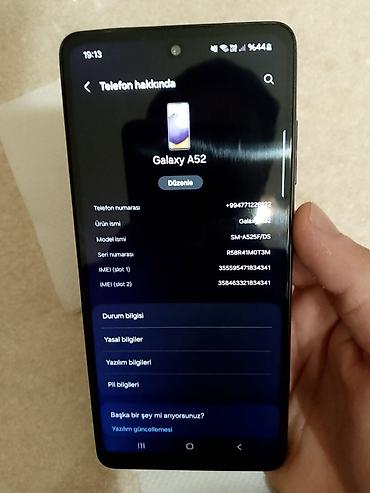 Samsung Galaxy A52, 128 GB, rəng - Qara, İki sim kartlı lalafo.az -da Samsung Galaxy A52, 128 GB, rəng - Qara, İki sim kartlı
