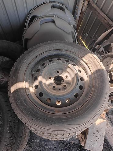 Унаа: Дөңгөлөктөр монтажда 195 / 65 / R 15, Кыш, Колдонулган, Комплект, Жеңил унаалар, Темир, тешиктери - 5 — 1