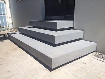 Бетонные лестницы: Бетонная лестница Для дома, Гарантия, Форма лестницы: Много-маршевая, Стиль: Хайтек — 18