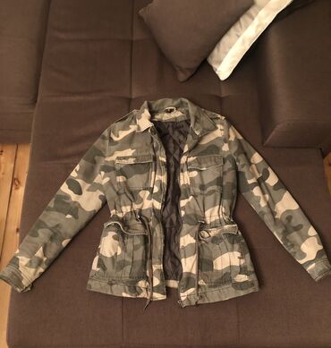 meklaud jakne nove cena: H&M, S (EU 36), Military, With lining