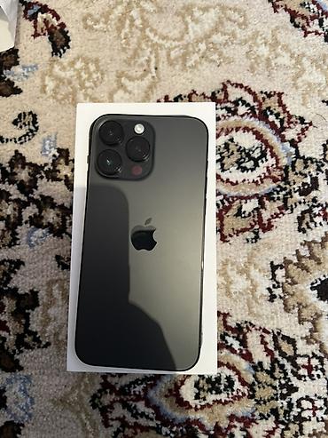 IPhone 14 Pro Max, Б/у, 128 ГБ, Black Titanium, Коробка, 79 %