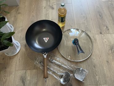сантехник электрик ош: Вок (Wok) сковородка из качественной стали (обработанной, не покрытой