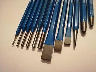 Setovi ručnog alata: Set udarnih šiljaka i dlijeta GEKO – 12 delova - Univerzalni set za — 1