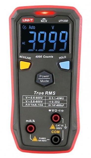 UNi-T UT123D Ağıllı Rəqəmsal Multimetr Təsvir: UT123D AC/DC