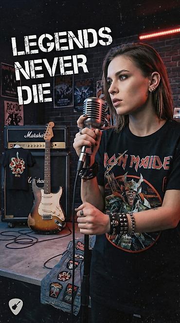 Футболки: Футболки с принтами Iron Maiden (черные) Варианты дизайна: - — 26
