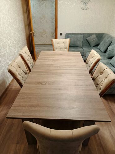 барные стулья: Qonaq otağı üçün, İşlənmiş, Açılan, 6 stul