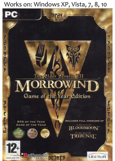 sony playstation 5 konzola: THE ELDER SCROLLS III Morrowind (2002) Igra za Računar Savet:Pre