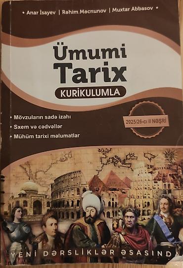 Məhsul: “Ümumi Tarix – Kurikulumla” (2025/26-cı il nəşri) – RM