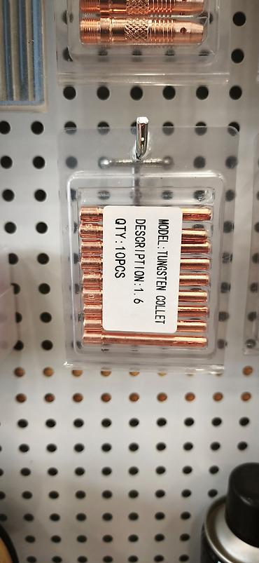 svarka aparati: TIG qaynaq üçün “Tungsten Collet” dəsti - Model: Tungsten Collet - — 1