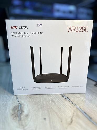 Модемы и сетевое оборудование: Большой ассортимент роутеров для дома или офиса Hikvision WR12GC — 1
