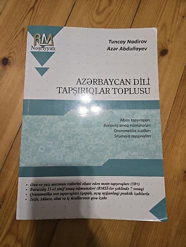 Testlər: Kitabların hər biri yenidir içində bir xətt belə yazılmayıb.Tək-tək — 5