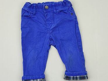 spodnie dla chlopca: Denim pants, H&M, 3-6 months, condition - Good
