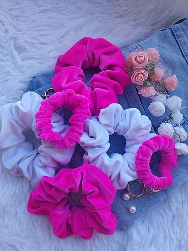 Aksesoari za kosu: Set aksesoara za kosu, Handmade, bоја - Roze — 4