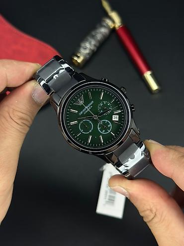 elekdron saat: Yeni, Qol saatı, Emporio Armani, rəng - Göy — 4