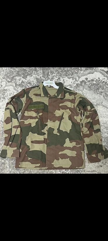 военное формы: Камуфляжная китель (field jacket) в пиксельном/лесном камо. - Застёжка — 6