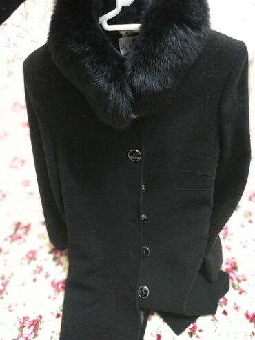 пальто женское: Пальто Zara, M (EU 38), L (EU 40), цвет - Черный