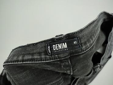 grey denim jeans: Sinsay, Jeansy damskie, rozmiar L — 4