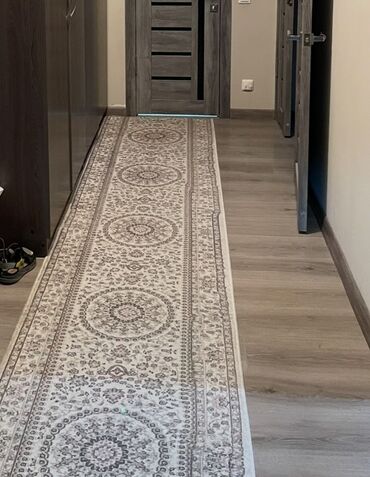 Ковровые дорожки: Ковровая дорожка Б/у, 80 см* 1 пог. м, Орнамент, Безналичная/наличная оплата