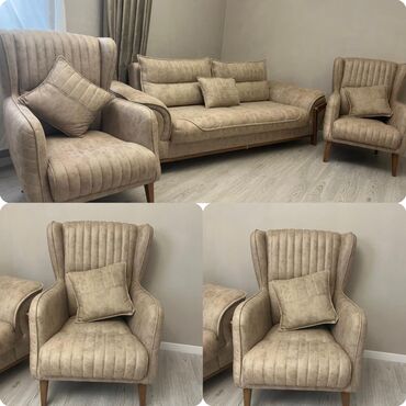Mətbəx mebeli: İşlənmiş, Divan, 2 kreslo, Bazalı, Açılmayan