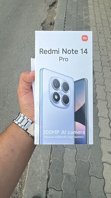 Bıçaqlar: Redmi Note 14 Pro, 256 GB, rəng - Çəhrayı, Düyməli, Barmaq izi, Face ID