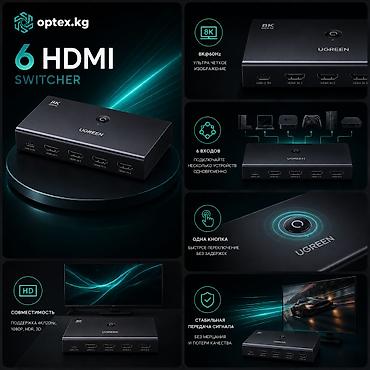 видеокоммутаторы hdmi: HDMI Switcher UGREEN CM568 – 4K HDMI переключатель Удобный HDMI — 3