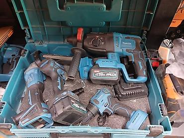 Набор аккумуляторного электроинструмента Makita в кейсе. Состав