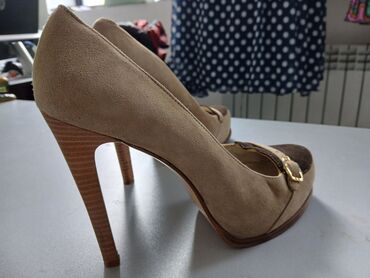 Tuflilər: Tuflilər, Ölçü: 39, rəng - Bej, İşlənmiş — 4