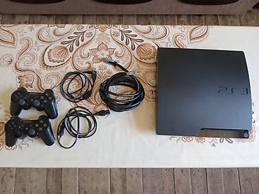 ps3 alışı: Sony PlayStation 3 Slim oyun konsolu (PS3) ü Komplekt: - PS3 Slim — 3