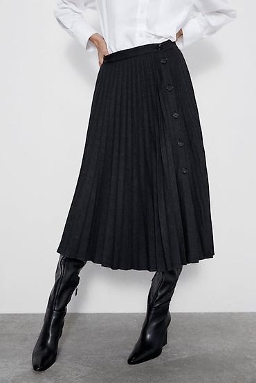 yun corab: Midi Ətək, Zara, Yun, S — 2
