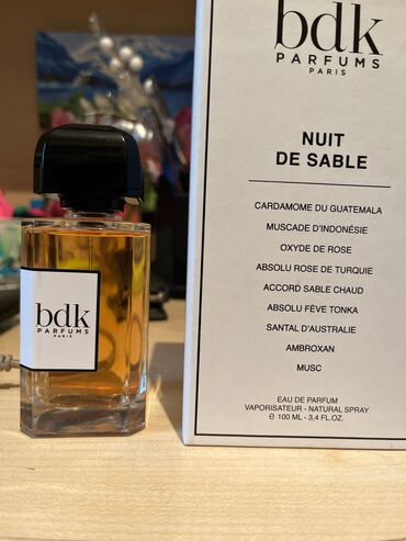 Парфюмерия: Bdk nuit de sable 100 ml, оригинал, нишевый бренд, новый