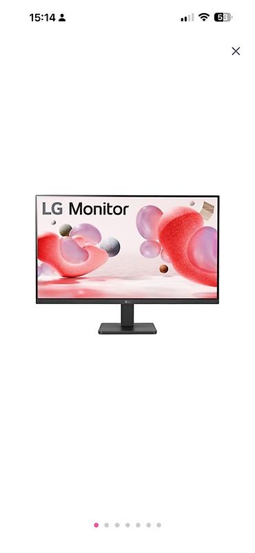 Monitorlar: 27 düymlük LG 27MR400-B.AMAQ monitoru 1920 x 1080 ekran çözünürlüğü və — 1