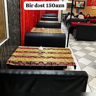 Kafe restoran üçün 7dest divan masa desti satılır bir *dest 150₼* bir