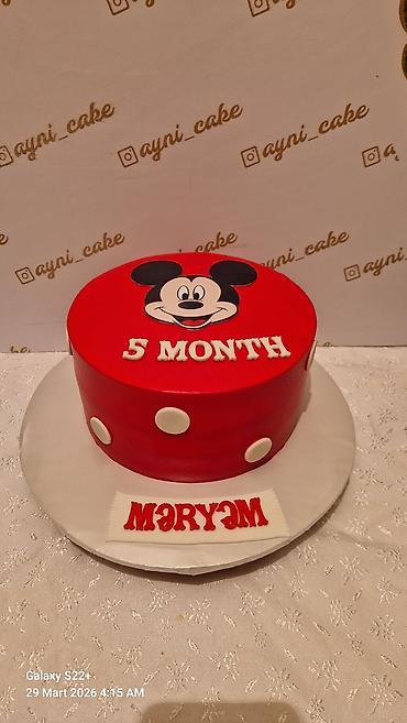 Qida məhsulları: Məhsul: Fərdi tortlar – “ayni_cake” - Mövzu seçimi: ad günü, uşaqlar — 6