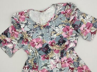 kolorowy t shirty: Жіноча блуза, 7XL
