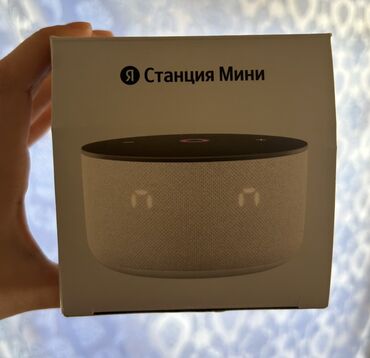 купить колонки на компьютер: Яндекс Станция Мини 3 серого цвета, также прилагается зарядка
