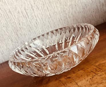 xrusta: Kolleksiya üçün çex.xrustal qablar – 2 ədəd dəst - Material: qalın — 2