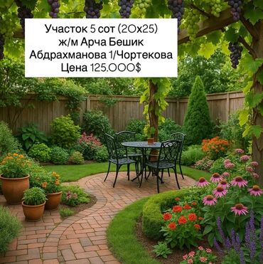 продается участок бишкек: 5 соток, Для бизнеса, Красная книга, Тех паспорт, Договор купли-продажи