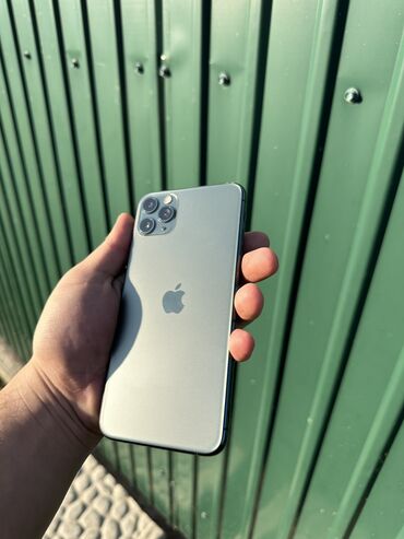 айфон 11 126: IPhone 11 Pro Max, Колдонулган, 256 ГБ, Жашыл, Каптама, Куту, 73 %