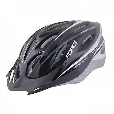 crivit marka: KACIGA HAL CRNO SIVA S/M | KACIGA FORCE HAL, crno-sivo-bela, S/M 19 — 2