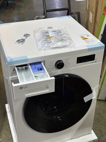 Стиральные машины: Стиральная машина LG, Новый, Автомат, До 9 кг, Полноразмерная — 10