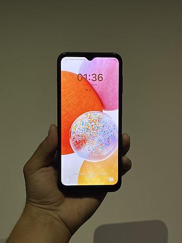 galaxy folder: Samsung Galaxy A14, Б/у, 128 ГБ, цвет - Черный, 2 SIM — 1