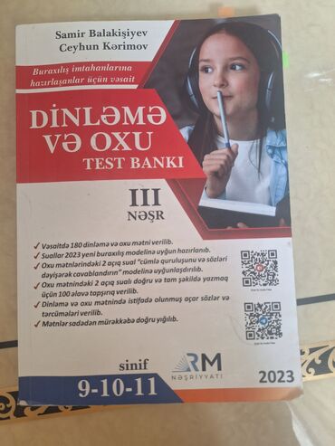 1 ci sinif azerbaycan dili kitabi yukle: Ingilis dili testi buraxılışa uyğun mətn,listening,lüğət,acıq sullar