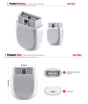 Alati za automobile: AUTEl Maxi AP200 OBD2 Bluetooth iOS/Android Dijagnostika AUTEl Maxi — 12