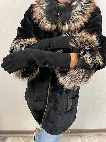 Шубы: Шуба, Короткая модель, Италия, 2XL, 3XL — 11