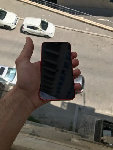 Apple iPhone: IPhone 12, 64 GB, Qırmızı, Barmaq izi, Face ID