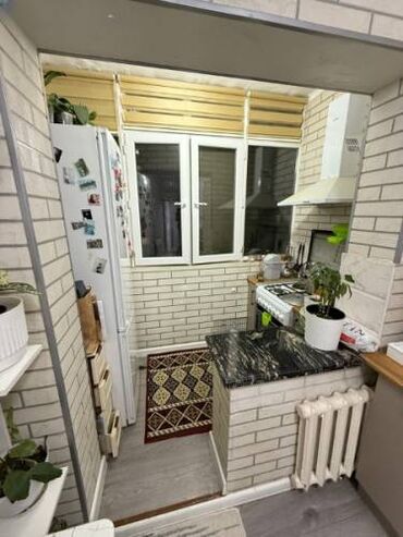 3 комнатная квартира 104 серии бишкек: 3 комнаты, 59 м², 105 серия, 4 этаж, Евроремонт