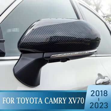 запчасти toyota camry: Toyota camry 70 накладки на зеркало под Карбон