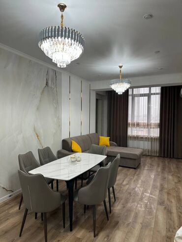 снять жилье в кыргызстане: 3 комнаты, 69 м², Элитка, 10 этаж, Евроремонт